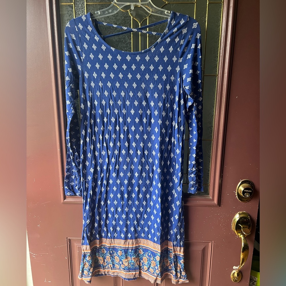 Loveappella Kasi Knit Patterned Dress